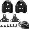 TLDBATICE Compatibile con adattatore per piastra Shimano SPD SM-SH41 per bicicletta da corsa, MTB, pedali a 3 fori, adattatore, convertitore di tacchetti