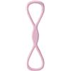 Generisch Fasce elastiche per esercizi, figure 8 fasce di resistenza, adorabili corde per allungare il corpo, per allenare braccia e petto, per palestra, pilates, yoga, viaggi, ufficio, 46 x 11,5 x 4,4 cm