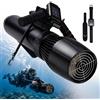 Generic Monopattino subacqueo da 500 W, leggero, con telecomando, 9 impostazioni di velocità, 3-8 km/h, durata della batteria 180 min, per snorkeling e sport acquatici, profondità 30 m