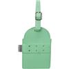 Glomc Borsa porta tee da golf in pelle PU per 3 tee, custodia compatta con clip per cintura per accessori da campo da golf, nero (colore kaki)