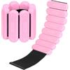 Smlper Pesi per polsi e caviglie,fasce regolabili per allenamenti da donna e uomo,set di 2(0,25 kg /0,5 kg per Polsino) perfette perYoga,Pilates,Danza,Corsa,Nuoto,Cardio,Camminata
