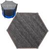 Générique Copertura Trampolino | Protezione Solare per Copertura Trampolino, Telo Telo AntiUV Pieghevole E Impermeabile per Giardino Terrazza E Posteriore Cortile