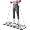 Générique Pilates Exercise Board, Fitness Board, Multifunzionale portatile Foldable Core Strengthening Machine for Home Gyms, Outdoor Workouts, or Traveling, 105 x 40 cm, Green, Gray