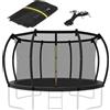 Générique Trampolino Safety Net, Replacement Jumping Fence, 11,81 x 10,63in Protective Backyard Barrier, Garden Patio Enclosure, Auhentic Jump Surround for Fence Accessory, Yard Use