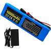 GAOZITAIGZ Batteria Per E-Bike 36V 10Ah, Pacco Batteria Ricaricabile Al Litio Con Caricabatterie, Batterie Per Monopattini Elettrici E Go-Kart (36V 10AH),XT30+JST