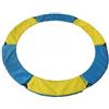 Amagogo Tappeto di Trampolino Copribordo Spesso Durevole Antiurto Imbottito per Elastici Telaio Trampolino Adatto Bambini Gioco Esterno Famiglia, Giallo+Blu, 1.4M