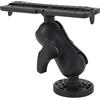 AMONIDA Base di Montaggio per Ecoscandaglio Staffa Portatile Regolabile in Altezza Ruotabile a 360 Gradi per Kayak e Canoe, Materiale ABS