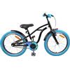 Ordellia Bici Bambino 22 Pollici in Acciaio Nero, Bicicletta da 7 a 12 Anni, con Parafango, Campanello e Cavalletto, per Ciclismo su Strada, Percorso, Foresta e Quotidiana