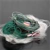 Domary Attrezzatura da Pesca per Rete da Imbrocco Monofilamento Attrezzatura Pesca 25m Rete a 3 Strati 1. Fibra Chimica Leggera con Galleggiante per Pescatori (5)