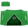 Generic Copertura impermeabile per tenda trampolino, resistente ai raggi UV, protezione per tutte le stagioni per trampolini rotondi da 3,4 m e 4,6 m, facile da installare, accessorio da esterno