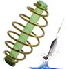 Generisch Gabbia per esche, supporto per esche da pesca, Spring Fishing Feeder, accessori per la pesca alla carpa, cestino per mangime per esche grosse per carrucca, accessori da pesca in acqua dolce e salata