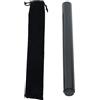YUKOFE Estensione per stecca da biliardo con paraurti, in fibra di carbonio, estensione per stecca da biliardo con custodia, per esterni, colore nero (25,4 cm)