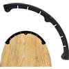 Jubepk Barra di protezione per snowboard, protezione flessibile per snowboard, copertura per skateboard, protezione dei bordi dello snowboard, barra di protezione flessibile per snowboard, protezione