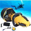 Generic Monopattino elettrico portatile subacqueo subacqueo, controllo a 2 velocità, velocità massima 5,4 km/h, motore brushless, durata 60 minuti, per l'apprendimento subacqueo e lo snorkeling con fiducia