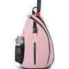 Oreilet Borsa a Tracolla da Tennis Borse a Tracolla da Tennis Padel, Zaino a a Singola Borsa Portaoggetti Organizzata per Racchette da Donna, Uomo, Gioventù (PINK)