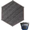 Generisch Telo di protezione solare per trampolino elastico, impermeabile, pieghevole, antistrappo, per sport all'aperto, terrazza, giardino