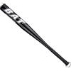 Tarent Mazza da baseball 82 cm, in alluminio, con impugnatura antiscivolo, dimensioni ideali per l'allenamento e il tempo libero, colore nero
