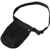 GATHINESS Borsa da Tennis in Rete Sottile Chiusura a Cerniera Liscia, Sacchetto Porta Palline per Allenamento di Tennis e Ping Pong, Colore Nero, Pratica e Resistente
