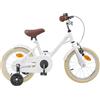 Ordellia Bicicletta per bambini da 22 pollici in acciaio blu cielo con parafango, campanello, cavalletto e catarifrangenti, da 7 a 12 anni, 1 velocità, sicura per tutti i giorni, tempo libero e