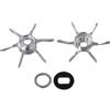 Tufgo Star Drag Wrench per mulinelli Daiwa 65 mm freno scarico strumento in lega di alluminio adatto per steez per zillion Tatula Ryoga(grigio chiaro)