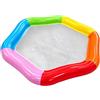 Generisch Galleggiante da piscina per adulti, 2 persone, esagonale, a prova di perdite, portatile, gonfiabile, adatto per laghi, fiumi, parchi, giardino, vacanze e feste