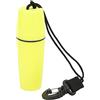 AMONIDA Bottiglia Contenitore Impermeabile per Kayak con Gancio, Scatola Asciutta Sigillata Leggera per Immersioni, Snorkeling, Surf, ABS 13 Cm
