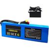 GAOCUNBING Batteria per e-bike da 36 V 15 Ah, batteria per bicicletta elettrica con caricabatterie, scheda di protezione BMS per batteria, batteria ricaricabile da 15 Ah per motori da 200 W, 350 W, 500 W T+DC