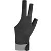 Generic Guanto da biliardo per mano sinistra, accessori sportivi antiscivolo a 3 dita, guanti da biliardo con palmo in silicone, per adulti e uomini, principianti, sala giochi, tornei, club, partite da tavolo