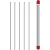 DAWTHTW 5 pezzi in acciaio inox lombrichi trapano ago clip esche rigs pesca sartiame ago sostituzione durevole Bloodworm clip