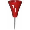 kowaku Marcatore Marcatore da Golf Lucido Picchetto Tee Plastica Attrezzatura Sportiva, Rosso