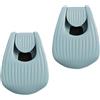 Generisch Organizer resistente, clip per canna da pesca per spigola, pesca al gatto, surf, kayak, in PVC EVA con rastrelliera a sgancio rapido, 2 pezzi, accessorio per barca, camion, attrezzatura da spiaggia