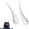 Generic Corna casco, corna casco, Caschi da sci bici Horns Attaccamento, Ornamento stabile e accattivante per il ciclismo skateboard guida moto