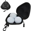 Generisch Borsa da golf, organizer compatto per palline da tee, custodia rigida portatile con moschettone, 10 x 10 x 5 cm, facile accesso, per uomini e donne, ideale per sport all'aria aperta