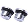 QUILSTM Tappi per porta erogatore cromati per immersioni subacquee, relè durevole, anti-perdite, accessori anti-corrosione, anti-ruggine. Dotato di O-ring
