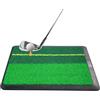 Generisch Tappetino da golf per pratica, base in gomma antiscivolo, portatile per interni ed esterni, ideale per cortile, soggiorno, cortile, verde, 32 x 42 cm