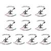 our fave Confezione da 10 adesivi adesivi per canoa, kayak, barca, pesca, canoa, grafica, grafica riflettente per auto, accessori adesivi e decalcomanie per barche da pesca