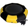 Generic Trampolino gonfiabile ad acqua per piscine e laghi, buttafuori all'aperto con gonfiatore elettrico, scala di corda e ancoraggio per il massimo divertimento estivo, 3 m