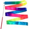 Generisch Nastro da ginnastica per ginnastica ritmica, accessori per esercizi ritmici, per ginnastica e danza, per bambini in età prescolare, campi estivi, sala giochi, casa, club, feste di compleanno