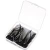 Yunmeryker Esce Popper Artificiali per Pesca in Acqua Dolce, Esche Dure Galleggianti con Custodia, Fatte a Mano, Nero, Scatola