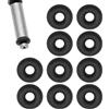 Generico Diving o ring Kit - 10-Piece Leakproof Rubber Seal, Hose Regulator o rings, Nitrile 90 Hardness Washers | High Pressure Gasket Set, Underwater Exploration Trip Maintenance Instructors Explorer Base