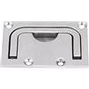 LLOOPK 76 * 56mm 316 Accessori for Yacht in Acciaio Inossidabile Hardware Marino Accessori for Camper Maniglia Quadrata Fibbia A Pavimento