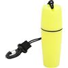 AMONIDA Bottiglia Contenitore Impermeabile per Kayak con Gancio, Scatola Asciutta Sigillata Leggera per Immersioni, Snorkeling, Surf, ABS 13 Cm