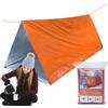 Generisch Tenda tubolare, tenda di sopravvivenza per 2 persone, antivento, impermeabile, isolata termicamente, multiuso, per escursioni, alpinismo, attività all'aperto