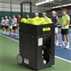 Generic Macchina portatile per palline da tennis, app e telecomando, velocità e angolo regolabili, può contenere 50 palline, attrezzatura per allenamento