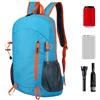 Générique Day Pack Hiking Backpack, Outdoor Lightweight Pack, Waterproof Travel Bag, 11.02 x 7.48 x 17.72 Inches, Large Capacity Design for Camping, Fishing, Backpacking, Adventures, azzurro, Se