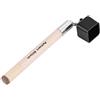 ciciglow Copertura per Gesso Punta per Stecca Regolabile Strumento Durevole 2 in 1 per Gli Appassionati di Biliardo Plastica Alluminio 18 Cm