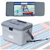 Niphean Ghiacciaia Portatile per SUP a 4 Strati Isolanti, Conservazione del Ghiaccio fino a 60 Ore, Seduta Convertibile per SUP con D-Ring, 15 Litri, Kayak Frigo da Campeggio e Spiaggia, Accessori SUP