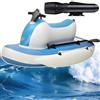 Generic Tavola da surf elettrica per adulti, kit gonfiabile per moto d'acqua e barca, con motore kayak da 500 W, autonomia di 120 minuti, velocità 3-9 km/h, carico 220 kg, 1800-2700 giri/min, attrezzatura da