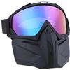 Generisch Occhiali da Bici Maschera Integrale Antiappannamento Rimovibile