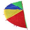 ULTECHNOVO Paracadute Arcobaleno con Maniglie, Gioco Multifunzionale Educativo in età Prescolare, per Giochi di Squadra e attività All'aperto